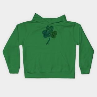 Celtic Shamrock Kids Hoodie